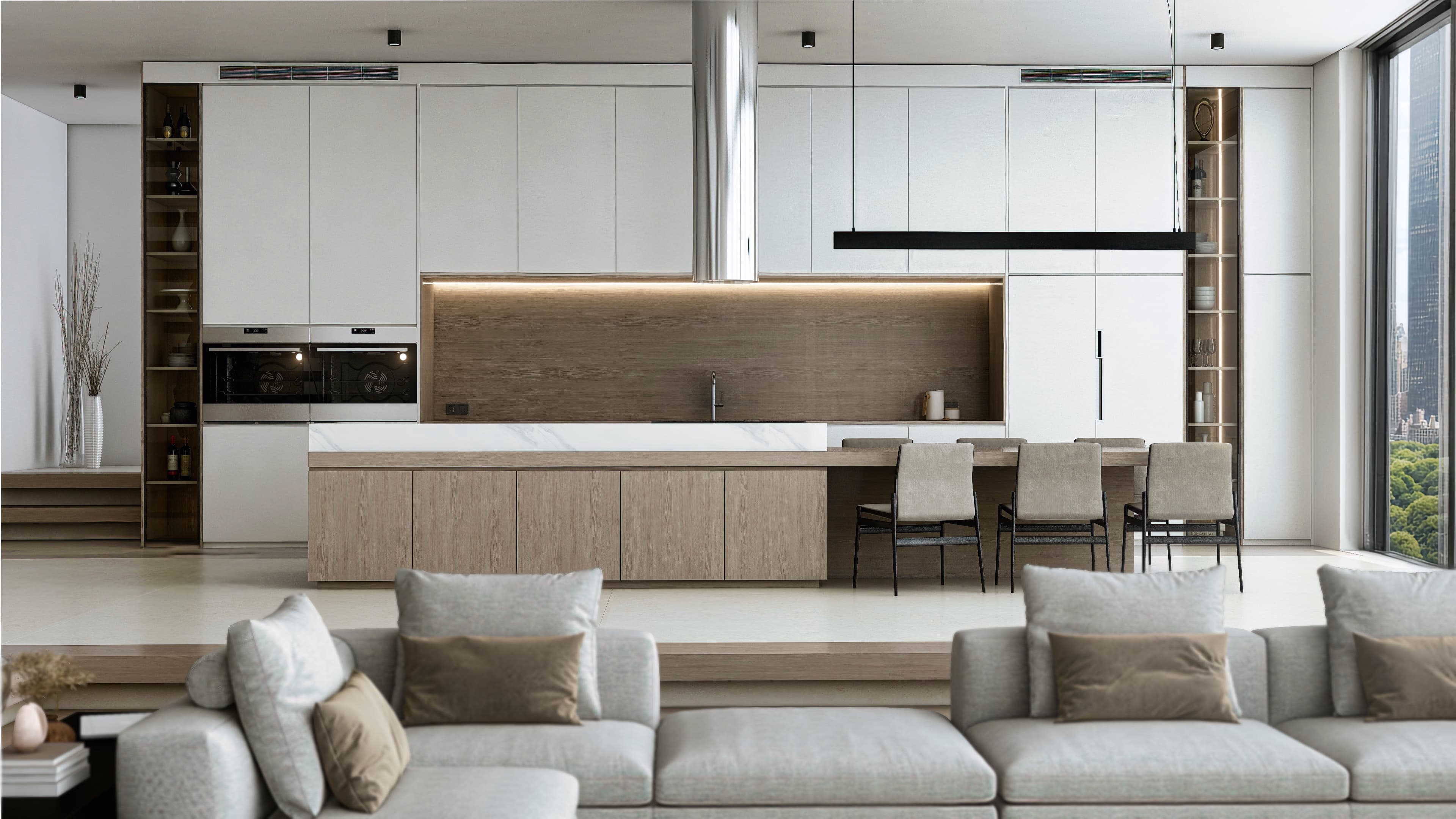 Architectural visualization — Metropolis Retreat, New York City, USA by Studio 5