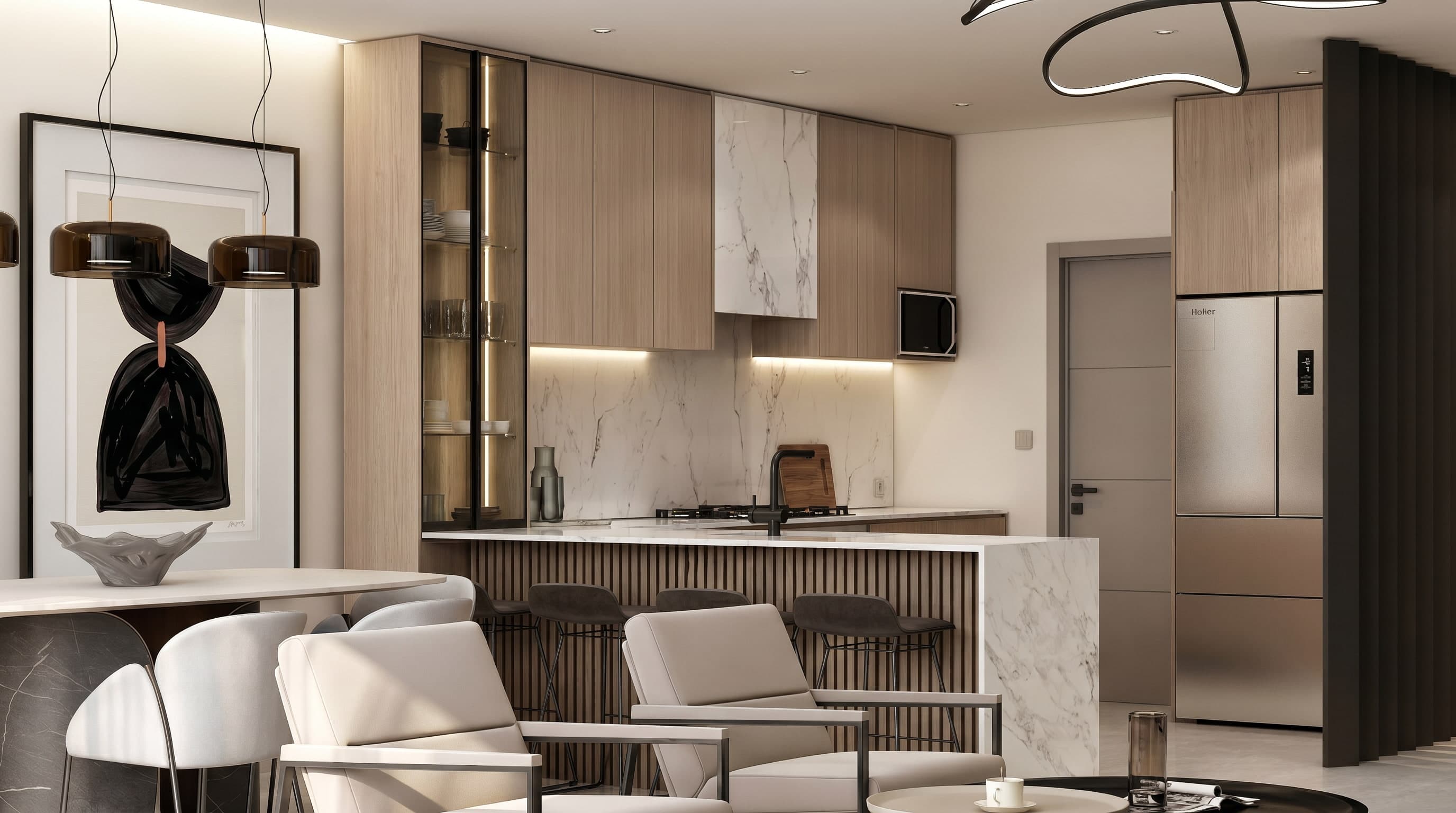 Architectural visualization — Peace among the Cedars, Qoubaiyat, Lebanon by Studio 5